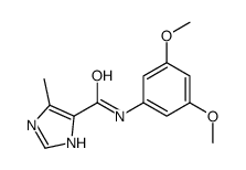 N-(3,5-dimethoxyphenyl)-5-methyl-1H-imidazole-4-carboxamide结构式