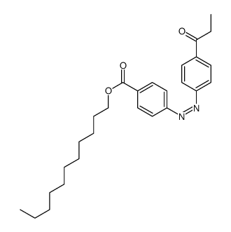 undecyl 4-[(4-propanoylphenyl)diazenyl]benzoate结构式