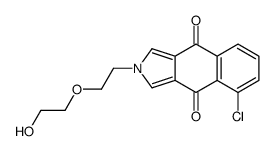 5-chloro-2-[2-(2-hydroxyethoxy)ethyl]benzo[f]isoindole-4,9-dione Structure