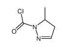 1H-Pyrazole-1-carbonyl chloride, 4,5-dihydro-5-methyl- (9CI) structure