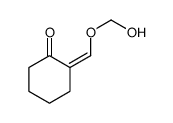 2-(hydroxymethoxymethylidene)cyclohexan-1-one Structure