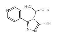 4-propan-2-yl-3-pyridin-4-yl-1H-1,2,4-triazole-5-thione结构式