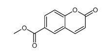 2H-1-Benzopyran-6-carboxylic acid, 2-oxo-, methyl ester Structure