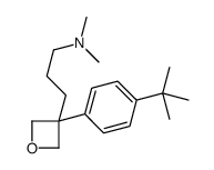 3-[3-(4-tert-butylphenyl)oxetan-3-yl]-N,N-dimethylpropan-1-amine Structure