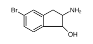 1H-Inden-1-ol, 2-amino-5-bromo-2,3-dihydro-结构式