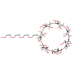 Hydroxypropyl-beta-cyclodextrin structure