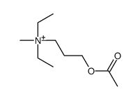 3-acetyloxypropyl-diethyl-methylazanium Structure