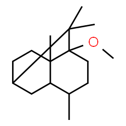 decahydro-1-methoxy-4,8a,9,9-tetramethyl-1,6-methanonaphthalene结构式