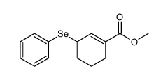 3-Phenylselanyl-cyclohex-1-enecarboxylic acid methyl ester结构式