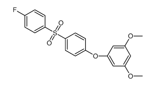 4-(3,5-dimethoxyphenoxy)-4'-fluorodiphenylsulfone结构式