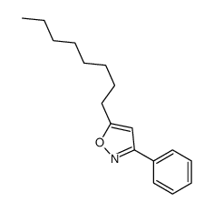 5-octyl-3-phenyl-1,2-oxazole Structure