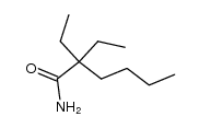 2,2-diethyl-hexanoic acid amide Structure