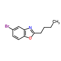 5-Bromo-2-butyl-1,3-benzoxazole结构式