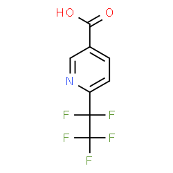 6-(PERFLUOROETHYL)NICOTINIC ACID结构式