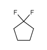 1,1-二氟环戊烷结构式