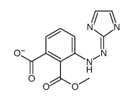 3-(2-imidazol-2-ylidenehydrazinyl)-2-methoxycarbonylbenzoate Structure