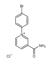 1-(4-bromophenyl)-3-carbamoylpyridin-1-ium chloride Structure