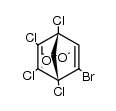 1,2,3,4-Tetrachlor-5-brom-7,7-dimethoxy-norbornadien结构式