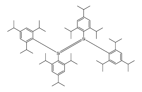 bis[2,4,6-tri(propan-2-yl)phenyl]silylidene-bis[2,4,6-tri(propan-2-yl)phenyl]silane结构式