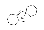 (Z)-1-[(2-methylcyclohexylidene)methyl]cyclohexanol Structure