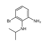 6-BROMO-N1-ISOPROPYLBENZENE-1,2-DIAMINE结构式