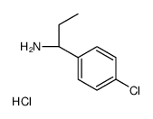 (R)-1-(4-CHLOROPHENYL)PROPAN-1-AMINE-HCl结构式