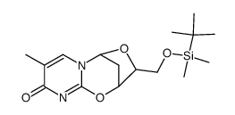 10-({[1-(tert-butyl)-1,1-dimethylsilyl]oxy}methyl)-4-methyl-8,11-dioxa-2,6-diazatricyclo[7.2.1.02,7]dodeca-3,6-dien-5-one Structure