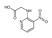 (3-硝基-吡啶-2-基氨基)-乙酸结构式