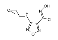 4-(2-Methoxyethylamino)-1,2,5-oxadiazole-3-carbonyl chloride oxiMe Structure