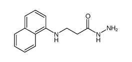 3-(naphthalen-1-ylamino)propanehydrazide结构式