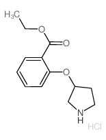 2-(吡咯烷-3-基氧基)苯甲酸乙酯盐酸盐图片