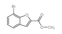 METHYL-7-BROMO-1-BENZOFURAN-2-CARBOXYLATE structure