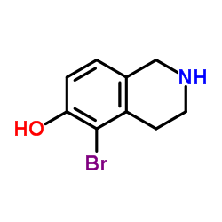 5-BROMO-1,2,3,4-TETRAHYDRO-ISOQUINOLIN-6-OL picture