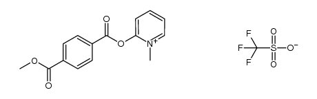 2-(4-methoxycarbonylbenzoyloxy)-1-methylpyridinium triflate Structure