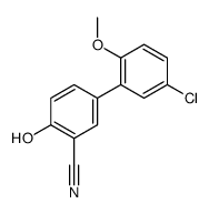 5-(5-chloro-2-methoxyphenyl)-2-hydroxybenzonitrile结构式