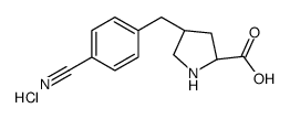 (2S,4R)-4-(4-CYANOBENZYL)PYRROLIDINE-2-CARBOXYLIC ACID HYDROCHLORIDE picture