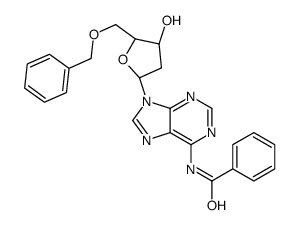 6-N-benzoyl-5'-O-benzyl-2'-deoxyadenosine Structure