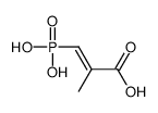 2-methyl-3-phosphonoprop-2-enoic acid Structure