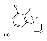 3-(3-Chloro-2-fluorophenyl)-3-oxetanamine hydrochloride (1:1) picture