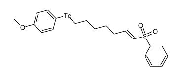 (4-methoxyphenyl)(7-(phenylsulfonyl)hept-6-en-1-yl)tellane Structure