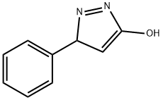 3-phenyl-4,5-dihydro-1H-pyrazol-5-one structure