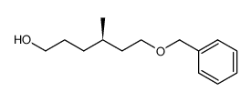 (3R)-1-benzyloxy-3-methyl-6-hexanol结构式