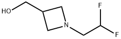 1-(2,2-difluoroethyl)azetidin-3-yl]methanol Structure