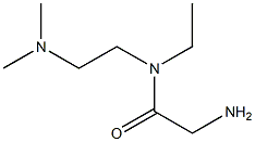 2-amino-N-(2-(dimethylamino)ethyl)-N-ethylacetamide Structure