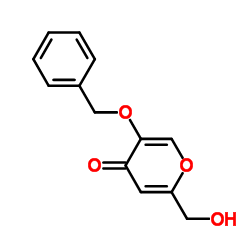 5-(苄氧基-2-(羟甲基)-4H-吡喃-4-星空app结构式