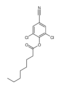 (2,6-dichloro-4-cyanophenyl) octanoate结构式