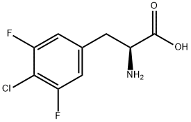 4-Chloro-3,5-difluoro-DL-phenylalanine Structure