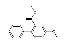 4-methoxy-biphenyl-2-carboxylic acid methyl ester Structure