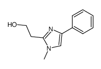 2-(1-methyl-4-phenyl-1H-imidazol-2-yl)ethanol结构式