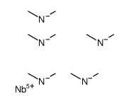 五(二甲基氨基)铌(V)结构式